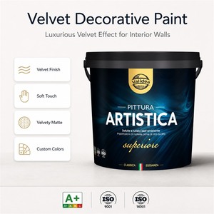Revêtement Liquide Velours VALIDEA Écologique Bi-composant Anti-humidité Mat Doux pour <span class=keywords><strong>Peinture</strong></span> Artistique Qualité Truelle Couleurs Personnalisées - Product Image 1