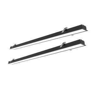 AliteOffice Hiện Đại Led Chiếu Sáng Mỏng Ống Nhôm Led <span class=keywords><strong>Batten</strong></span> Đèn Chùm Treo Pendant Trimless Led Strip Ánh Sáng Tuyến Tính - Product Image 4