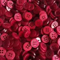 Kancing Grosir Custom 4 Lubang Mutiara Putih Poliester Kancing Kaos Dapat Diwarnai Kancing Plastik Resin