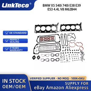 Kit de joints de reconstruction Linkteco pour <span class=keywords><strong>BMW</strong></span> X5 <span class=keywords><strong>540i</strong></span> 740i E38 <span class=keywords><strong>E39</strong></span> E53 4.4L <span class=keywords><strong>V8</strong></span> M62B44 1996-2005 11121433473 11121433477 11129069871 - Product Image 3