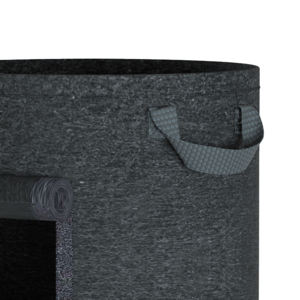 2025 zanahoria fresa tela de fieltro negro bolsas de cultivo de patatas bolsa de cultivo de tela de maceta redonda personalizada para plantas - Product Image 2