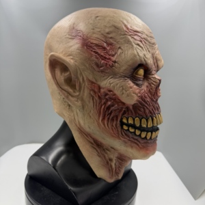 Máscara de Látex de Calavera Sangrienta para Disfraz de Halloween y Decoración de Casa Embrujada, Cobertura Facial Completa - Product Image 3