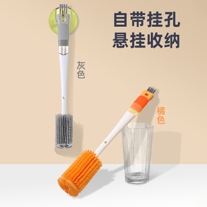 Cepillo de silicona multifuncional 5 en 1 para limpieza familiar, para limpiar tapas de termos y pajitas - Product Image 3