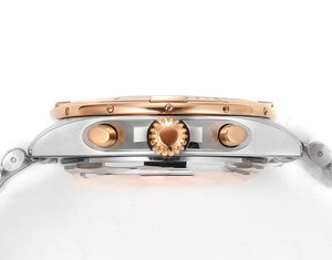 นาฬิกาข้อมือจักรกลดีไซน์คลาสสิก รุ่นลิมิเต็ดอิดิชั่น สายแบบห่วงกระสุน ตัวเรือนสแตนเลสสตีลคุณภาพสูง พร้อมกระจกแซฟไฟร์ ฟังก์ชั่นโครโนกราฟ - Product Image 3