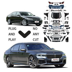 Kit de carrosserie de conversion pour <span class=keywords><strong>BMW</strong></span> Série 7 G11 G12 2016-<span class=keywords><strong>2018</strong></span> : Améliorez votre véhicule vers le modèle 2019 G11 G12 LCI M760 (Pare-chocs et Phares) - Product Image 1