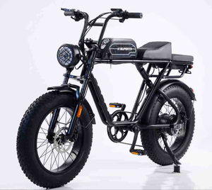 Vélo électrique puissant à pneus larges de 20 pouces pour adultes, 48V 750W, vélo électrique tout-terrain à suspension intégrale, vélo électrique hybride - Product Image 3