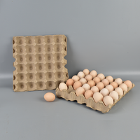 Plateaux à œufs en pulpe moulée empilables à 30 alvéoles, 100 % compostables et biodégradables, pour stockage d'œufs de ferme – Approvisionnement direct usine