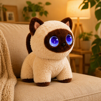 Jouet en peluche AI certifié CE pour l'éducation précoce des tout-petits, avec fonction de thérapie par la parole, doux pour la peau, pour l'apaisement et la réduction du stress