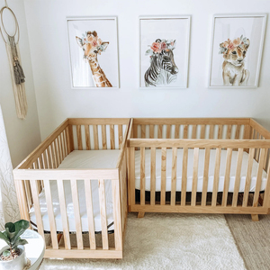 Cuna Convertible 3 en 1, Cuna de Madera para Bebé, Diseño Moderno, Estructura de <span class=keywords><strong>Cama</strong></span> para Niños, Seguridad para Niños Pequeños, Muebles de Lujo para Dormitorio - Product Image 3
