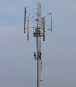 Generador Eólico Tipo H Vertical de 24V/48V 2.5KW-5KW con 3 Aspas y Torre de 6-12m para Uso en Techos RX-HV3-2500 - Product Image 4