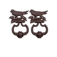 Crochet mural décoratif en fonte style nordique minimaliste vintage en forme d'oiseau pour entrée de maison, porte-manteau et porte-chapeau