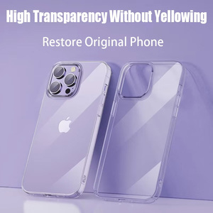 Funda Transparente para iPhone 13 14 Pro Max 12 Mini 7 16 17 Plus, Carcasa Trasera Ultrafina de TPU Suave para iPhone 11 PRO XR XS MAX - Product Image 2