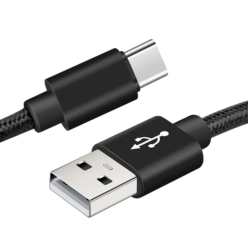 3m çok fonksiyonlu mikro USB C tipi kablo 3A hızlı şarj USB kablosu naylon örgülü veri iletimi Android için eşitleme kablosu telefon
