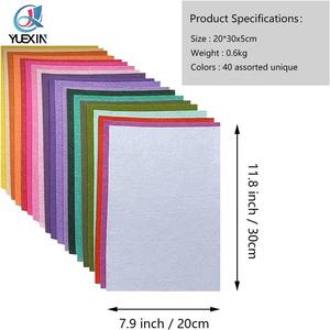 Feutre <span class=keywords><strong>de</strong></span> couleurs avec support auto-adhésif tissu feutre collant pour l'artisanat - Product Image 5