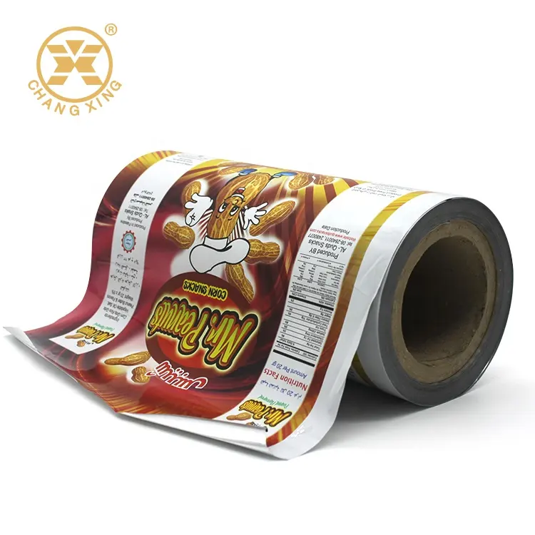 Multilayer Plastic Packaging Film Food Packaging Printing Packing Peanuts OPP Roll Film Plastic Packaging Film For Chips