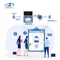HFSecurity Bio600 FBI Certificados 442 Sensor de escáner de huellas dactilares Proporcionar SDK Máquina de inscripción de Registro de Identidad para banco