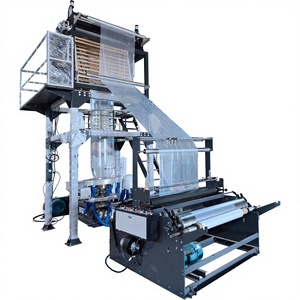 Machine à <span class=keywords><strong>film</strong></span> soufflé <span class=keywords><strong>en</strong></span> amidon de maïs pour sacs biodégradables à prix abordable avec moteur, production LDPE/HDPE 30-100 kg/h, facile à utiliser - Product Image 1