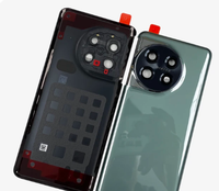 Boîtier de couvercle arrière de batterie pour OnePlus 11 couvercle de batterie en verre couvercle de batterie boîtier arrière avec objectif de caméra et autocollant