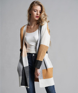 Ladies <strong>Long</strong> Knitted Print <strong>Sweater</strong> Women Large Outwear Coats Oversized <strong>Cardigan</strong> - Product Image 3