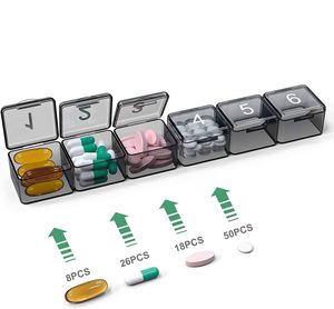 Organizador de Pastillas Mensual, 2 Veces al Día, AM PM, para Guardar Vitaminas, Organizador de Pastillas para 31 Días, Dos Veces al Día, Arcoíris - Product Image 4