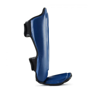 Hot Selling Custom Logo Breathable Hook & Loop Closure Kick Boxing Grappling Shin <b>Pads</b> With Comprehensive Protection Shin Guards - Product Image 2