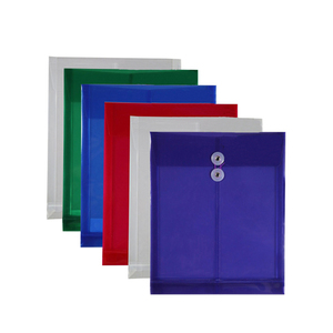 Tùy Chỉnh Nhựa Chuỗi Đóng Cửa Phong Bì Thư Mục Phong Bì Với Chuỗi Đóng Cửa - Product Image 1