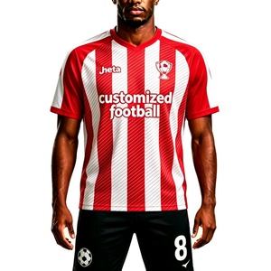 Ventes en gros de maillots de football pour hommes de haute qualité personnalisés, ensemble de maillots de football pour équipe, club, vêtements de football, maillot orange, ensembles d'uniformes de football - Product Image 1