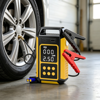 ABS Portable Tire Inflator Mini Air Pump with Digital Display Car Tire Inflator 6000mAh