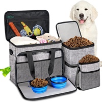 Sac de transport pour animaux de compagnie approuvé par les compagnies aériennes YOUK, sac à dos pour chien, accessoires pour animaux de compagnie, sac de voyage pliable portable, ensemble de sacs pour nourriture pour chiens et chats