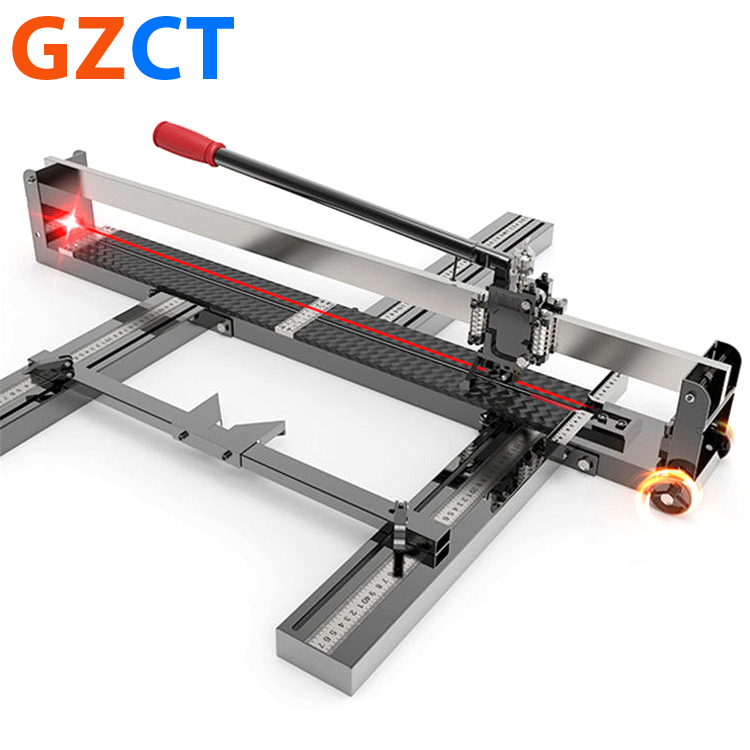 Высокоточный лазерный инфракрасный резак для плитки с ручным нажимным ножом 800-1800 мм ручной станок для резки фарфора