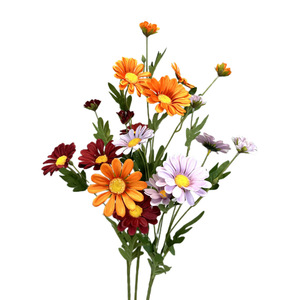 Fleurs Artificielles Marguerites à 6 Têtes en Soie pour Décoration de Mariage, Maison, Arrangement de Table et Accessoires Extérieurs - Product Image 5