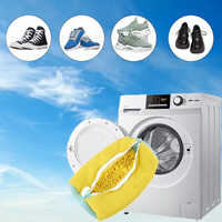 Bolsa de Lavandería de Malla para Zapatos, Portátil, Resistente a Desgarros, para Lavadora, Almacenamiento en el Baño, 2025