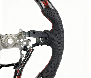 Volante de Fibra de Carbono Forjado con Pantalla LED para Honda Accord de Décima Generación, Interior de Auto 2018 2019 <span class=keywords><strong>2020</strong></span> 2021 2022 2023 - Product Image 3