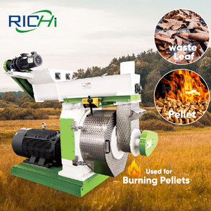 Richi CE chứng nhận 3-4t/h đậu phộng vỏ SINH KHỐI rơm trấu lá PELLET Máy làm - Product Image 1