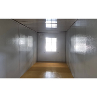 Maison conteneur modulaire portable écologique pour dortoirs de travailleurs, bureaux temporaires et camps