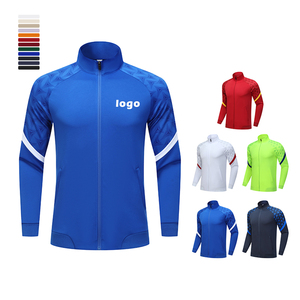 Chaqueta deportiva unisex con estampado geométrico, cuello alto, manga larga, para entrenamiento en grupo y deportes diarios - Product Image 2