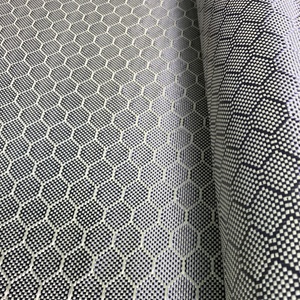 Cường độ cao màu vàng-đen tổ ong Carbon hình lục giác Aramid sợi vải kevler vải - Product Image 3