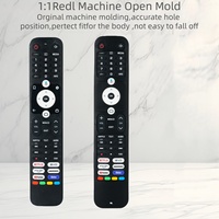 Housse de protection en silicone pour télécommande TV Haier HTR-U32G, avec découpe ajourée, anti-chute et couleur lumineuse épaisse