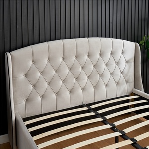 <span class=keywords><strong>Letto</strong></span> imbottito <span class=keywords><strong>con</strong></span> testiera a volant e piattaforma, <span class=keywords><strong>con</strong></span> quattro cassetti contenitore laterali, robusta struttura in legno <span class=keywords><strong>con</strong></span> doghe, mobile <span class=keywords><strong>letto</strong></span> per camera da <span class=keywords><strong>letto</strong></span> - Product Image 3