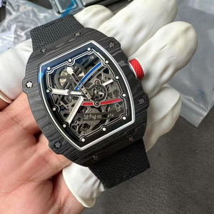 Mechanical <b>Watches</b> Mens <b>Watch</b> RM 67-02 Carbon Material Ultra Thin Fashion Style Luxury Automatic <b>Watch</b> for Men High Quality - Product Image 5