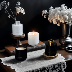 Set Regalo di Lusso Personalizzato in Stile Minimalista con Candela Profumata <span class=keywords><strong>e</strong></span> Diffusore, di Grande Successo per la Casa, San Valentino, Natale, Capodanno, Diwali - Product Image 2