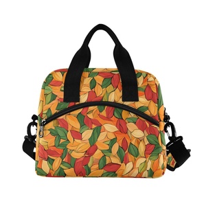 Customized Portable Lunch Box Travel Picnic Canvas Lunch Insulated Cooler Bag Durable Cotton Cooler Bags - Product Image 2