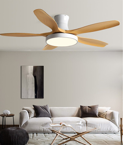 <span class=keywords><strong>Ventilador</strong></span> de <span class=keywords><strong>techo</strong></span> moderno con Control remoto, lámpara de madera maciza, iluminación regulable para interiores, decoración del hogar - Product Image 1