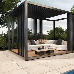 Gazebo de haute qualité en alliage d'aluminium pour l'extérieur avec résistance aux UV et imperméabilité Vente directe d'<span class=keywords><strong>usine</strong></span> - Pergola Pavillon et <span class=keywords><strong>abri</strong></span> - Product Image 5