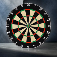 Private-Label-Sisalbürsten-Dartboard mit Standardgröße für den Innenbereich, Diana-Dartbrett für Camping, Freizeit und Zelt.
