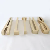 Letras de Acero Inoxidable 3D Modernas GFace, Sin Iluminación, Impermeables IP65, Letreros para Tiendas, Logotipo de Metal Sólido para Pared, para Peluquería, Automóvil