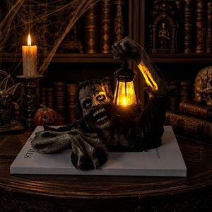 Figura Resina Zombie Decorazione <span class=keywords><strong>Halloween</strong></span> Statua <span class=keywords><strong>Scheletro</strong></span> Ornamento Giardino Creativo Casa - Product Image 6
