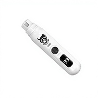 Lime à ongles électrique rechargeable par USB à faible vibration, outil de polissage et de coupe sûr et doux pour le soin des griffes des chiens et des chats