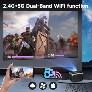 OEM 4K Soporte Protección Ocular Altavoces Hi-Fi duales portátiles 5G WiFi Proyector <span class=keywords><strong>de</strong></span> películas <span class=keywords><strong>Cine</strong></span> en casa Interior/Exterior - Product Image 2