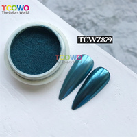 Poudre à paillettes miroir pour nail art, haute brillance, haute réflectivité, chrome métallique, poudre de décoration pour ongles non agglomérante